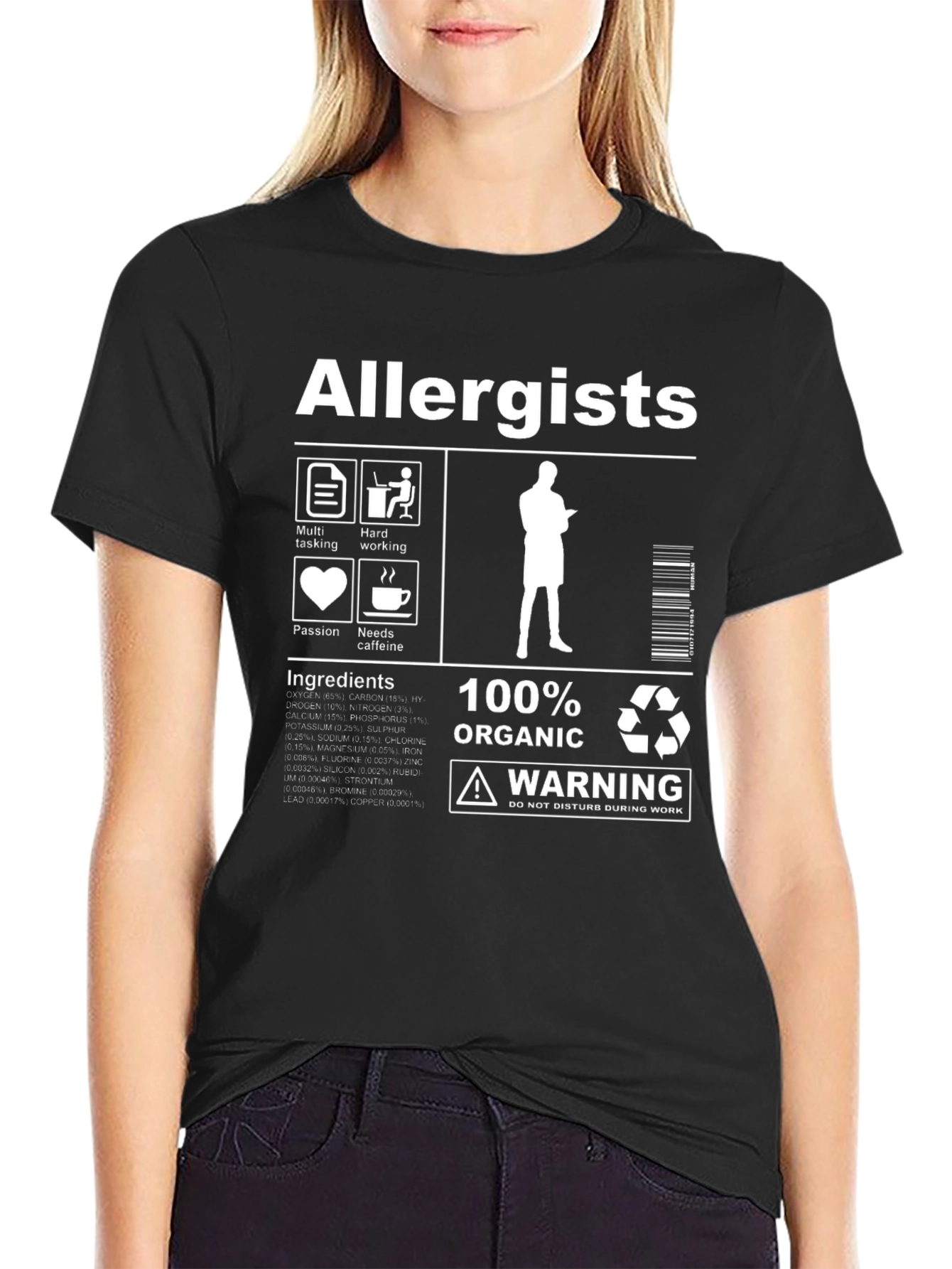 Allergists 100% Organic Graphic T-Shirt