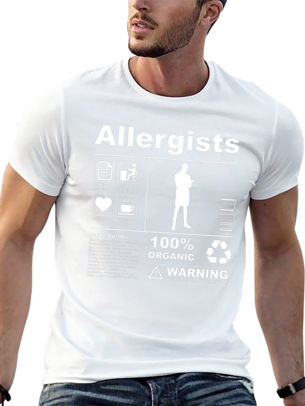 Allergists 100% Organic Graphic T-Shirt