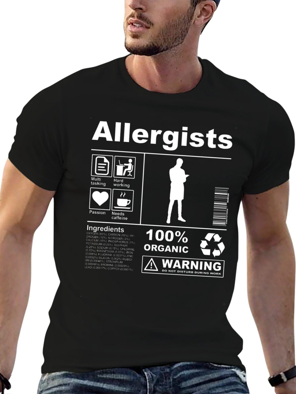 Allergists 100% Organic Graphic T-Shirt