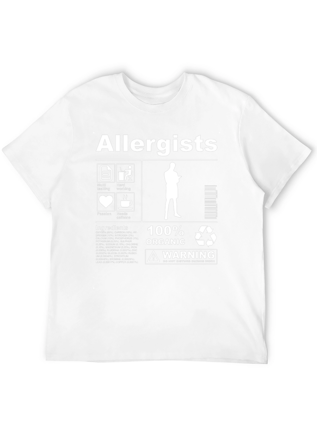 Allergists 100% Organic Graphic T-Shirt