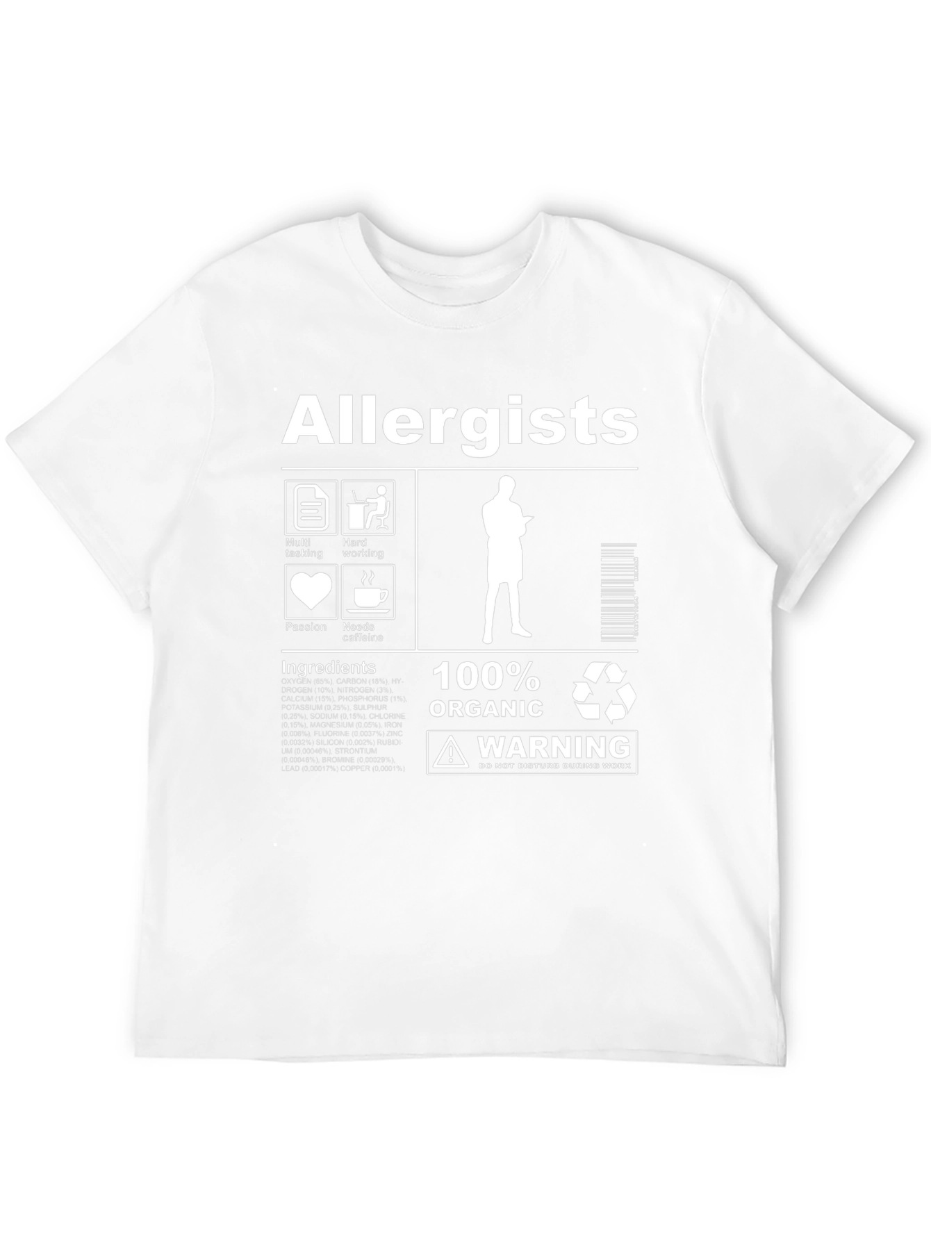 Allergists 100% Organic Graphic T-Shirt