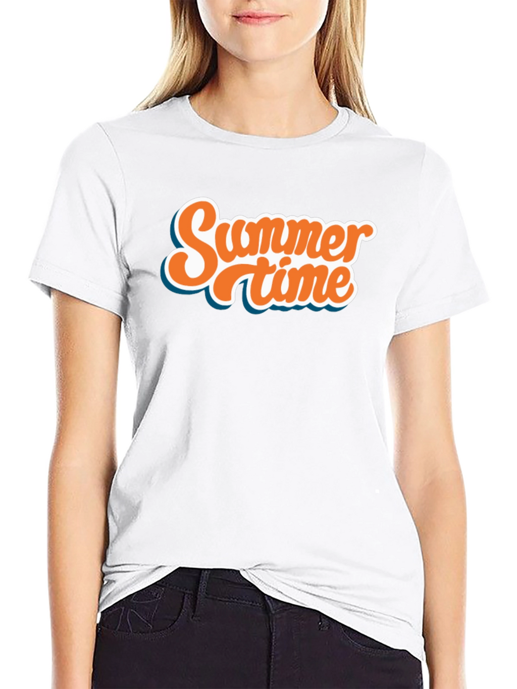 Summer Time Black T-Shirt