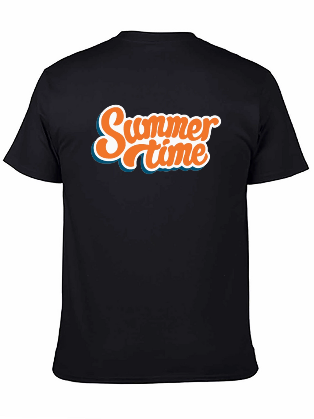 Summer Time Black T-Shirt