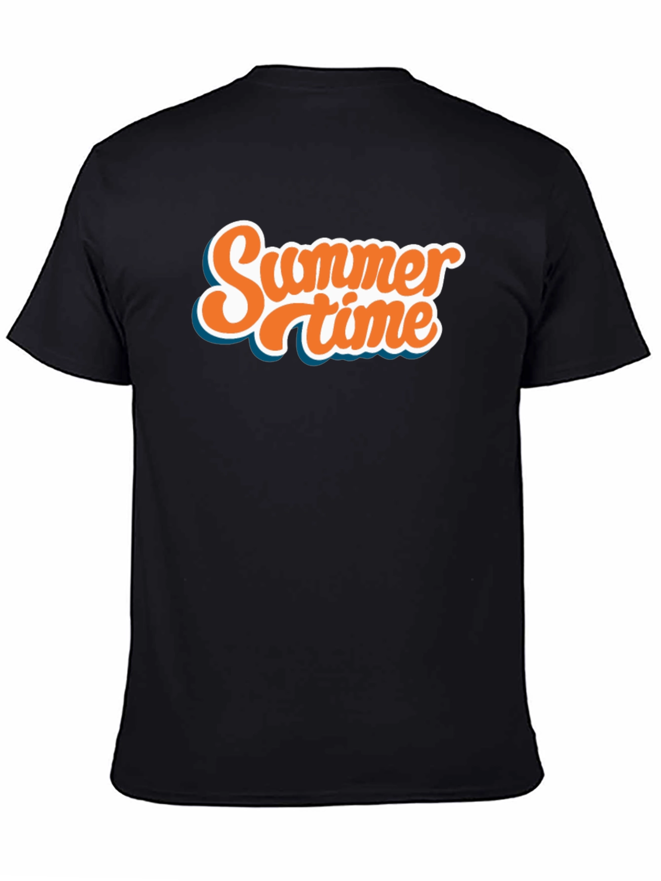 Summer Time Black T-Shirt