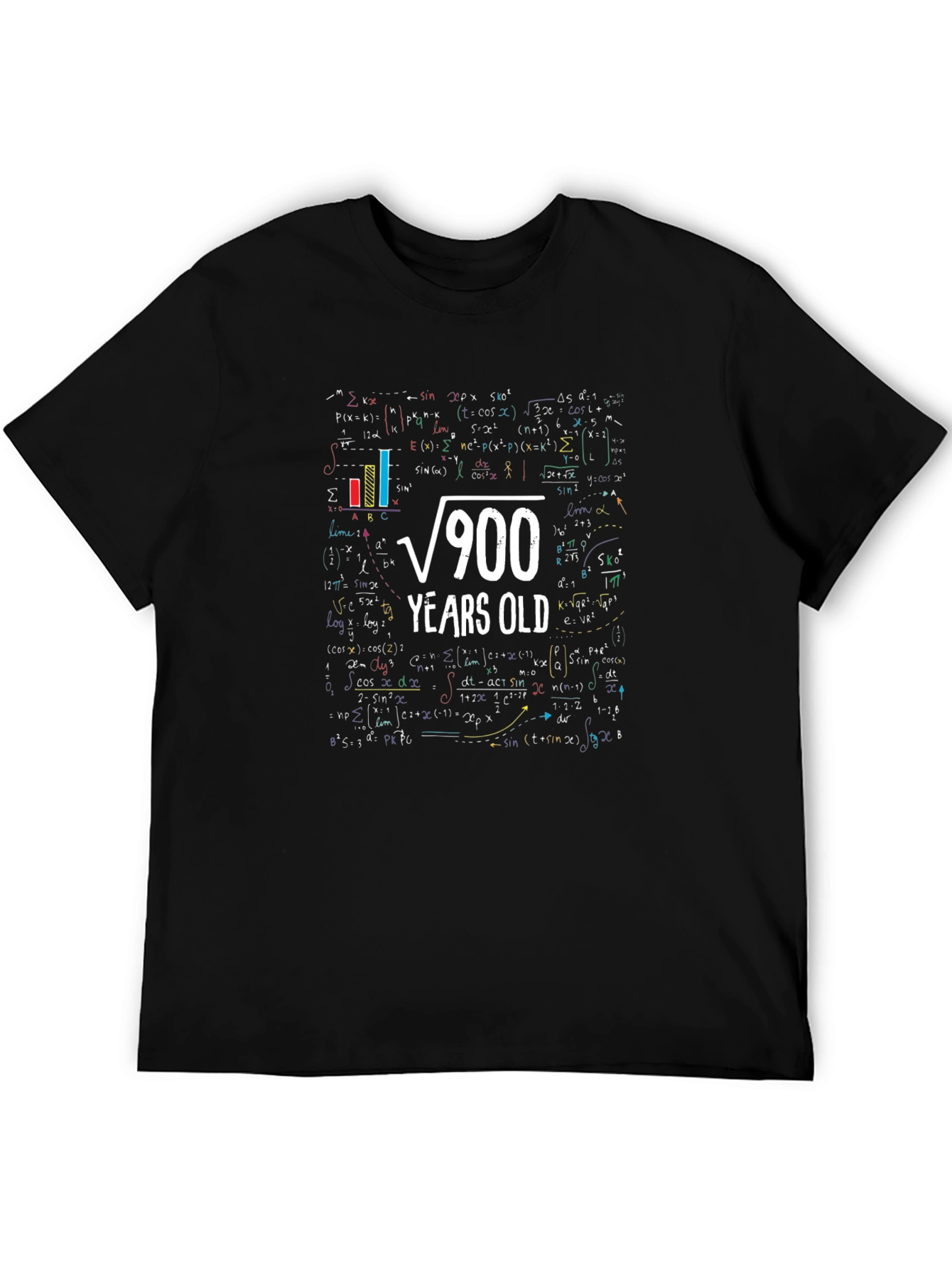 Funny Math T-Shirt: Square Root of 900 - 30 Years Old