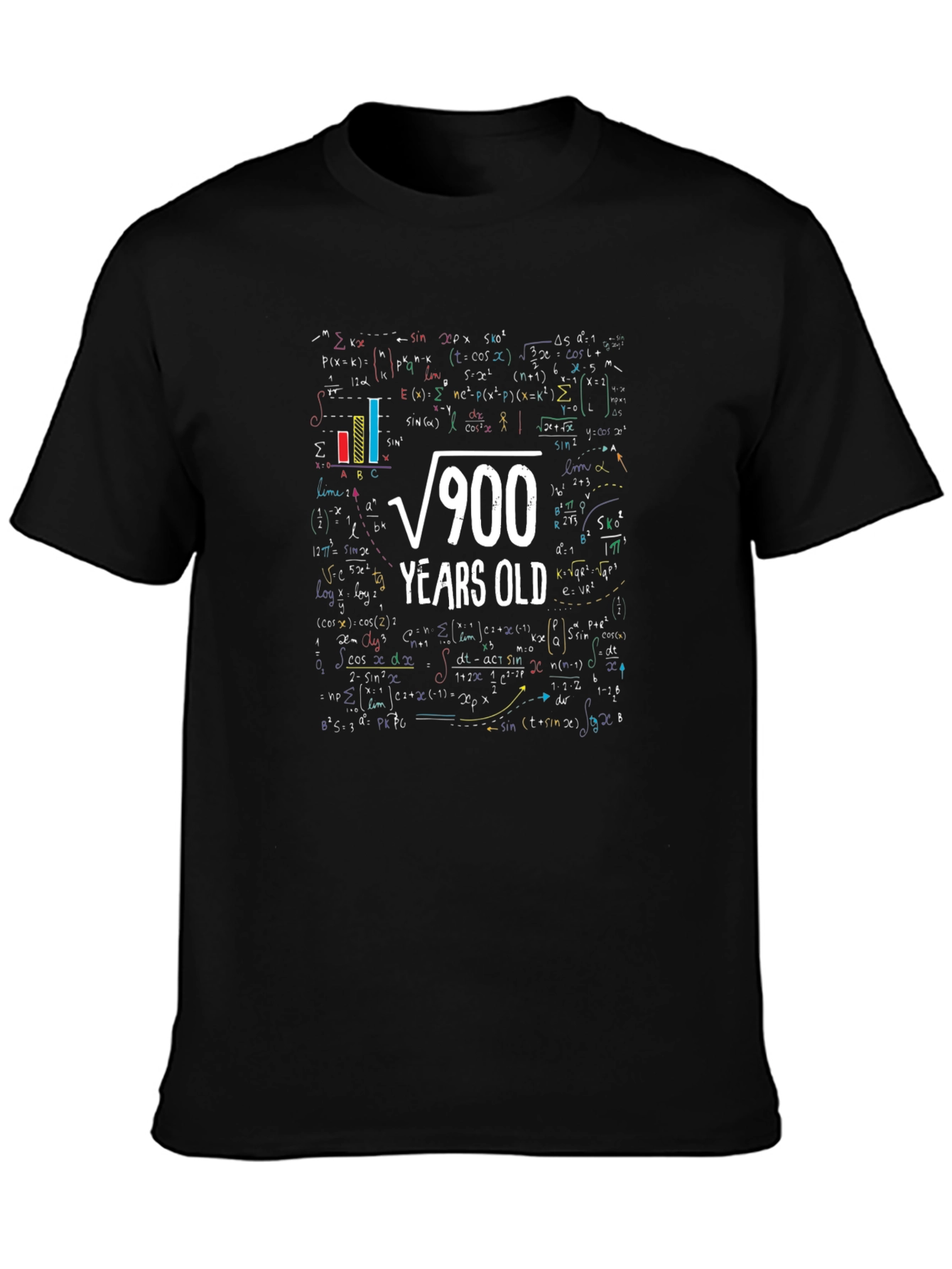 Funny Math T-Shirt: Square Root of 900 - 30 Years Old
