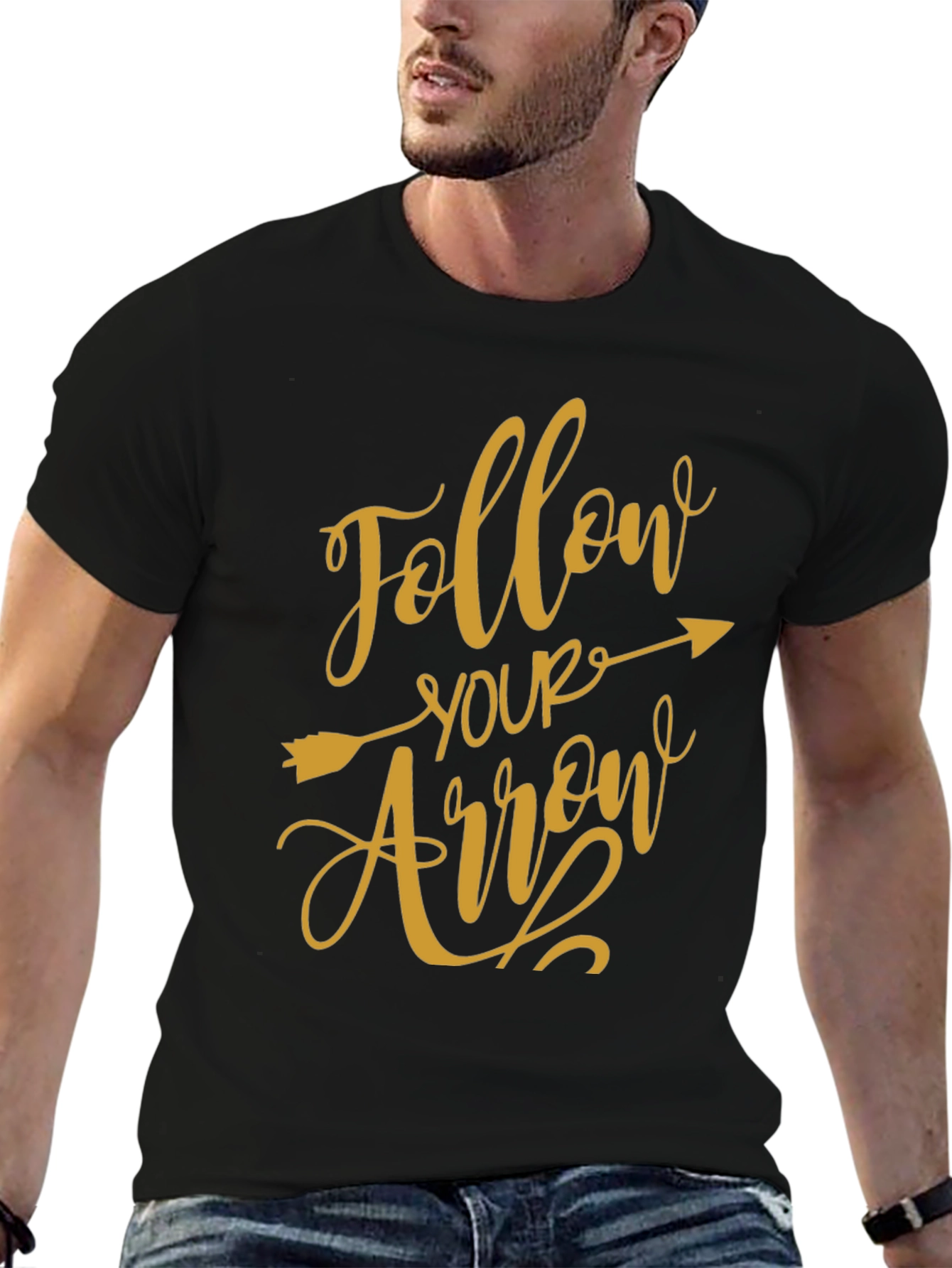 Follow Your Arrow Graphic Tee - Stylish & Motivational