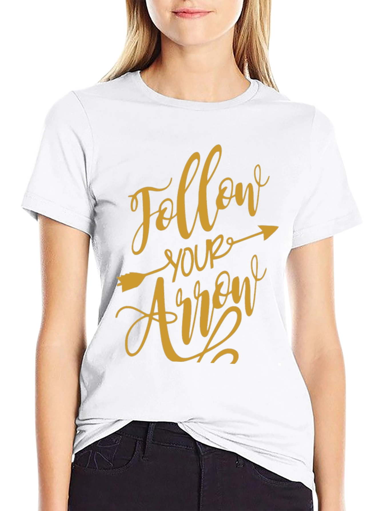 Follow Your Arrow Graphic Tee - Stylish & Motivational