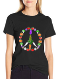 Vegan Peace Sign T-Shirt