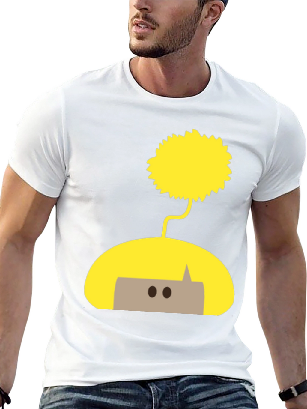 Whimsical Doodle T-Shirt - Unisex Black Tee