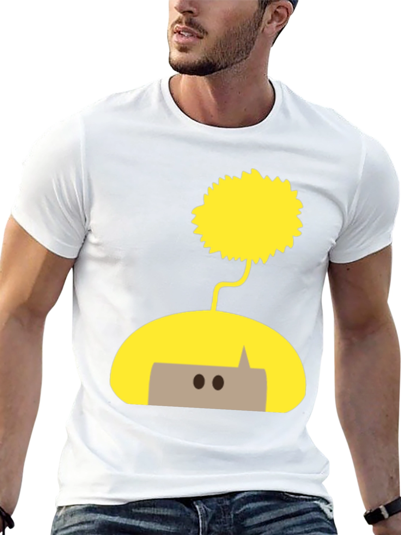 Whimsical Doodle T-Shirt - Unisex Black Tee