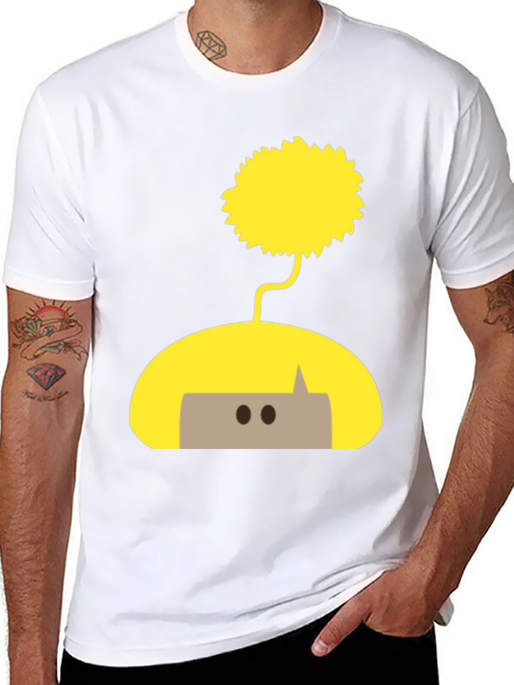 Whimsical Doodle T-Shirt - Unisex Black Tee