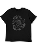 Fun Doodle Art Black T-Shirt