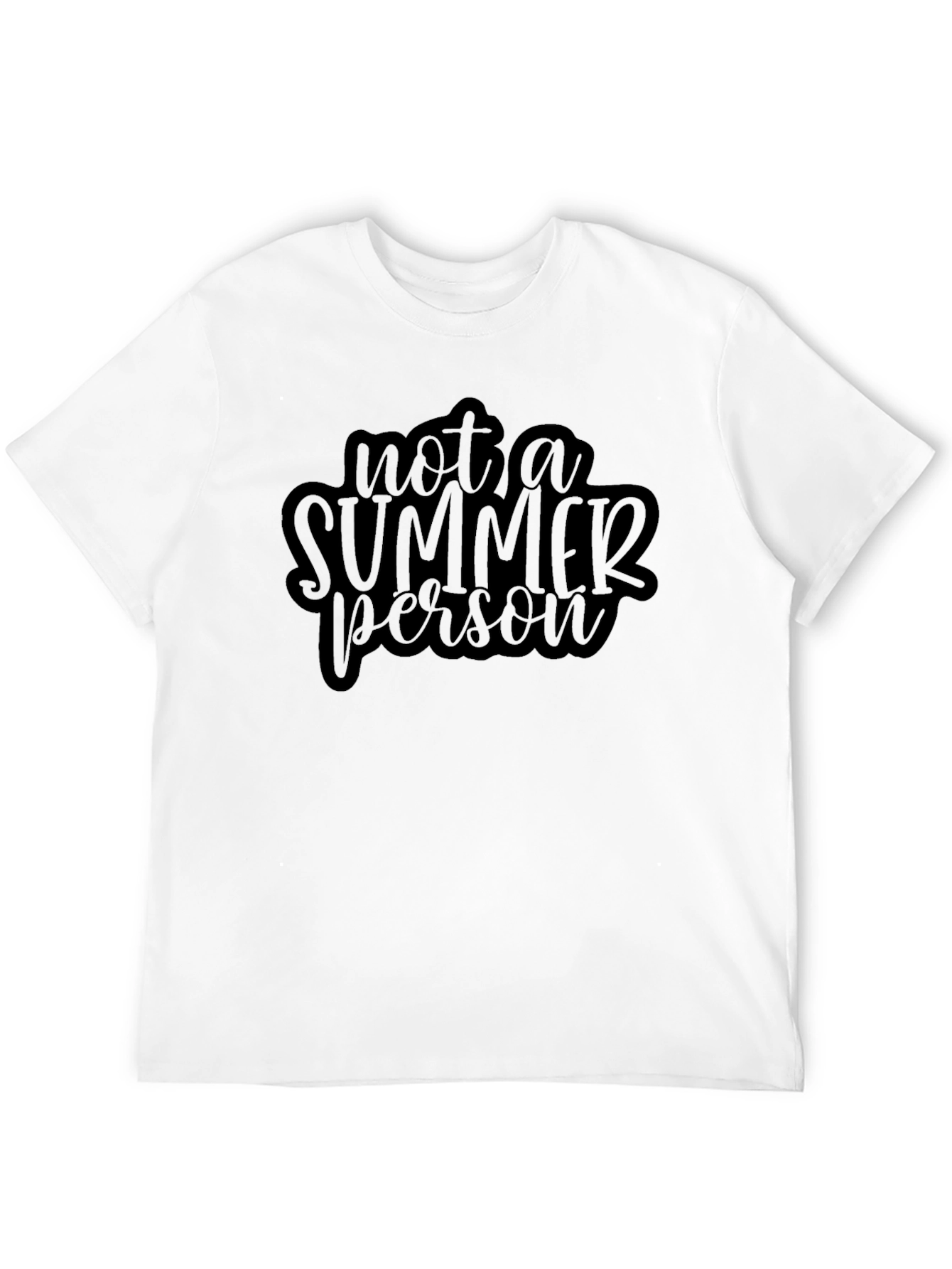 Not A Summer Person Graphic T-Shirt