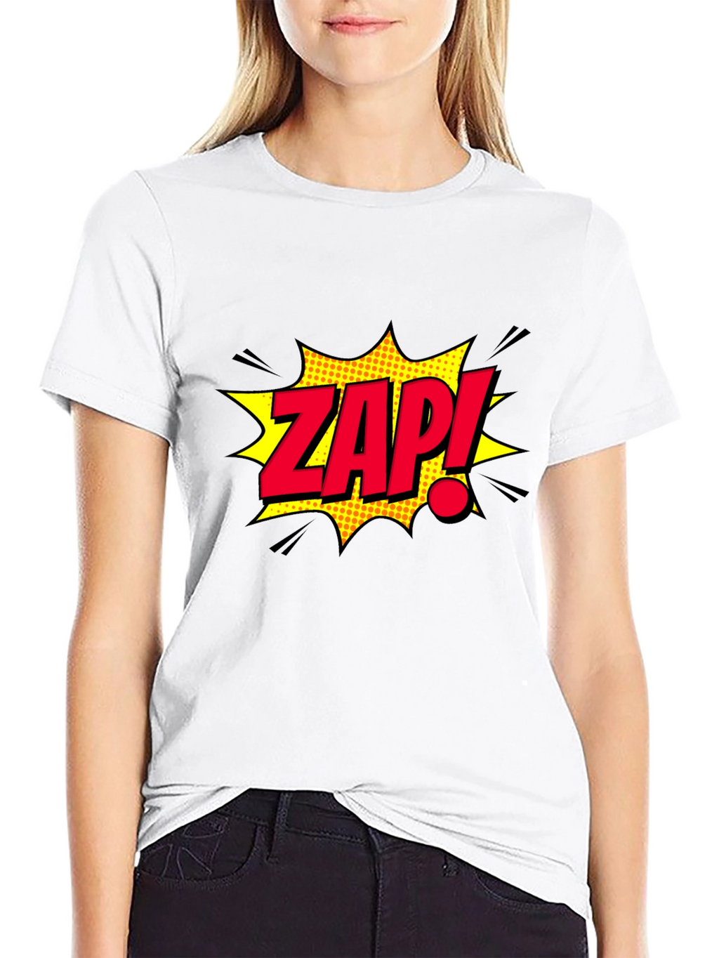 ZAP! Comic Book Style Graphic T-Shirt