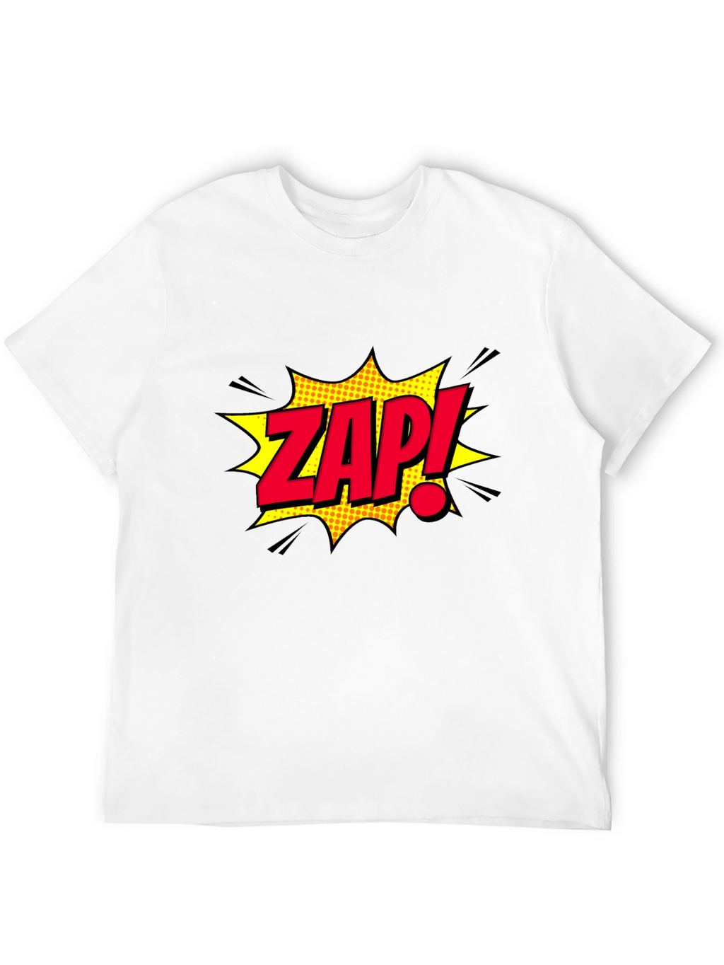 ZAP! Comic Book Style Graphic T-Shirt
