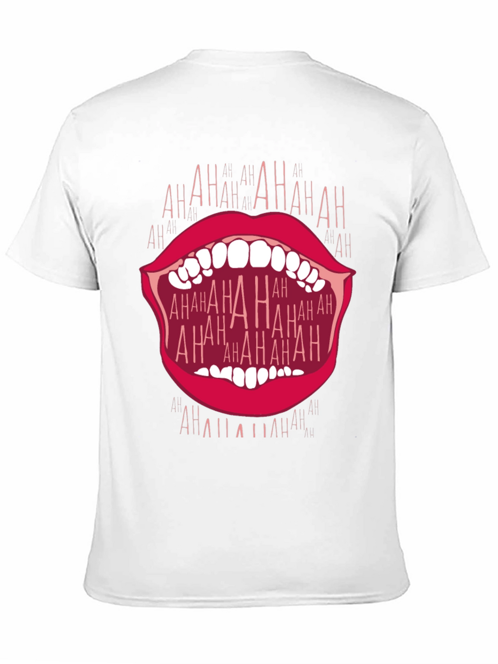 Laughing Mouth Graphic T-Shirt - Bold Statement Tee