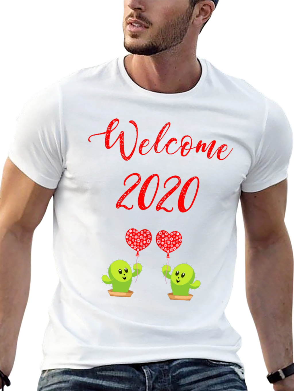 Welcome 2020 Cactus T-Shirt