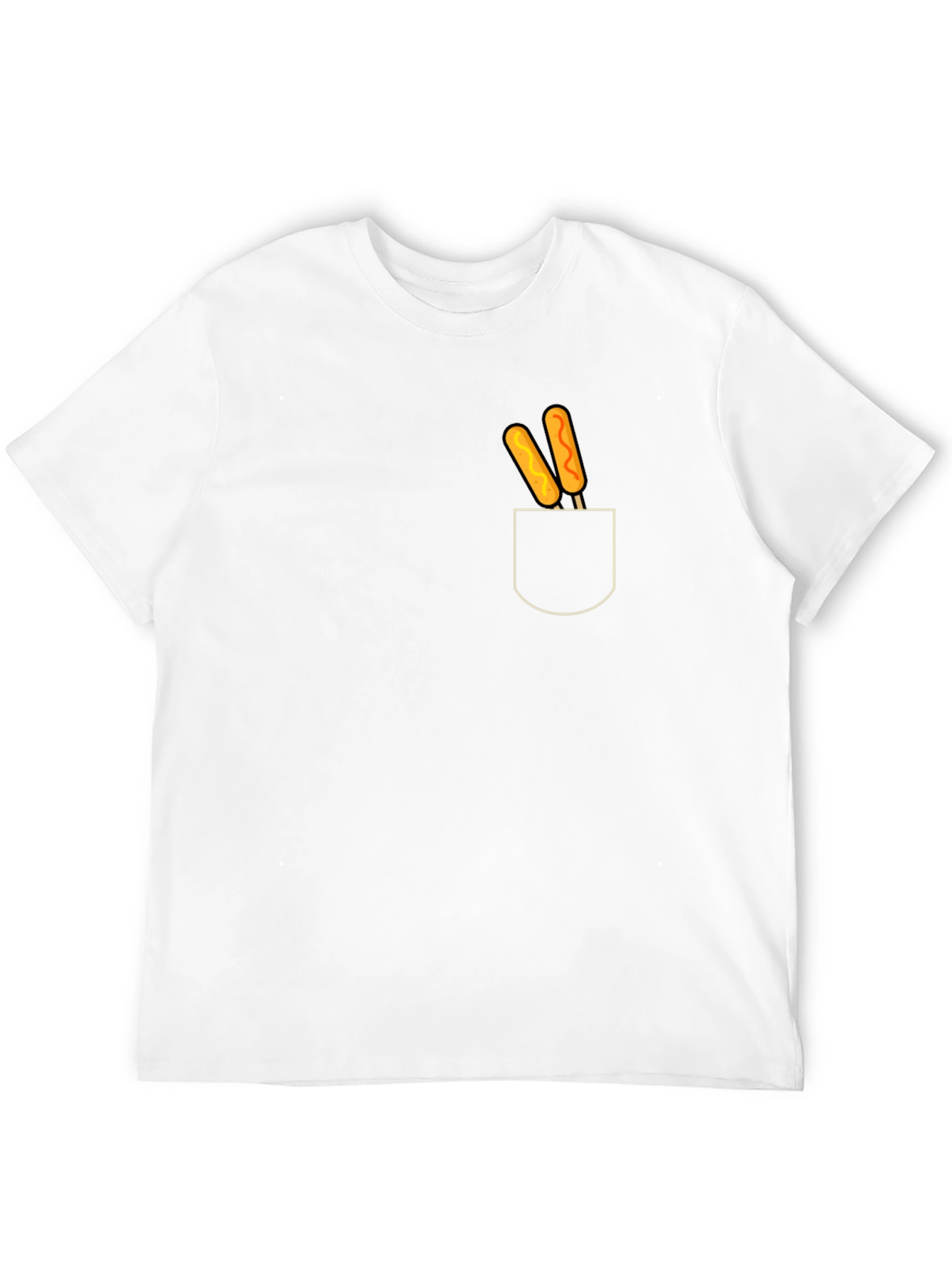 Novelty Corn Dog Pocket Graphic Tee