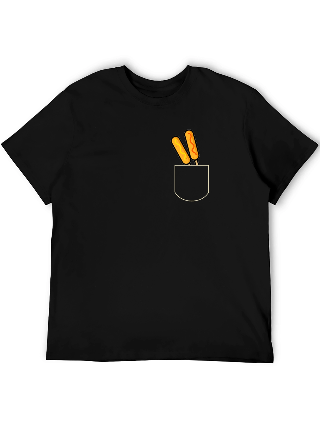Novelty Corn Dog Pocket Graphic Tee