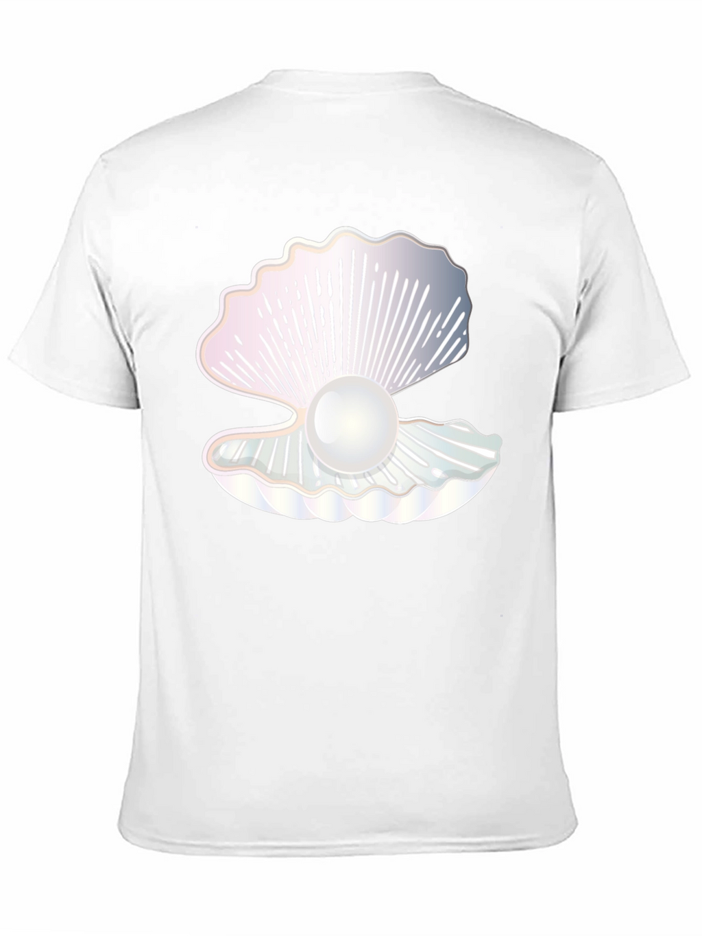 Oyster Pearl Graphic Black T-Shirt