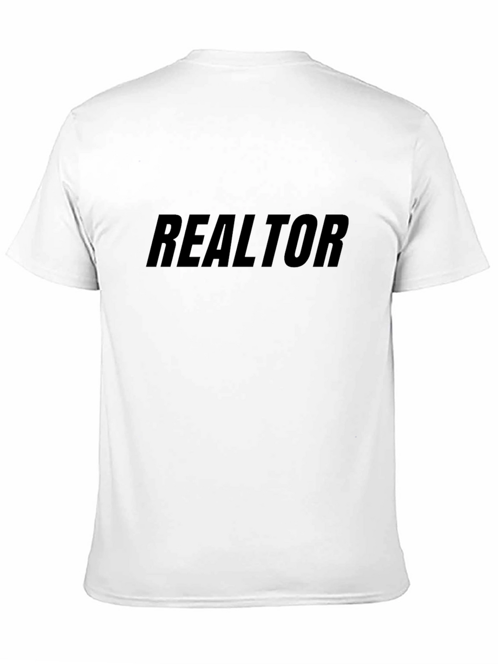 Realtor Black T-Shirt - Professional Style