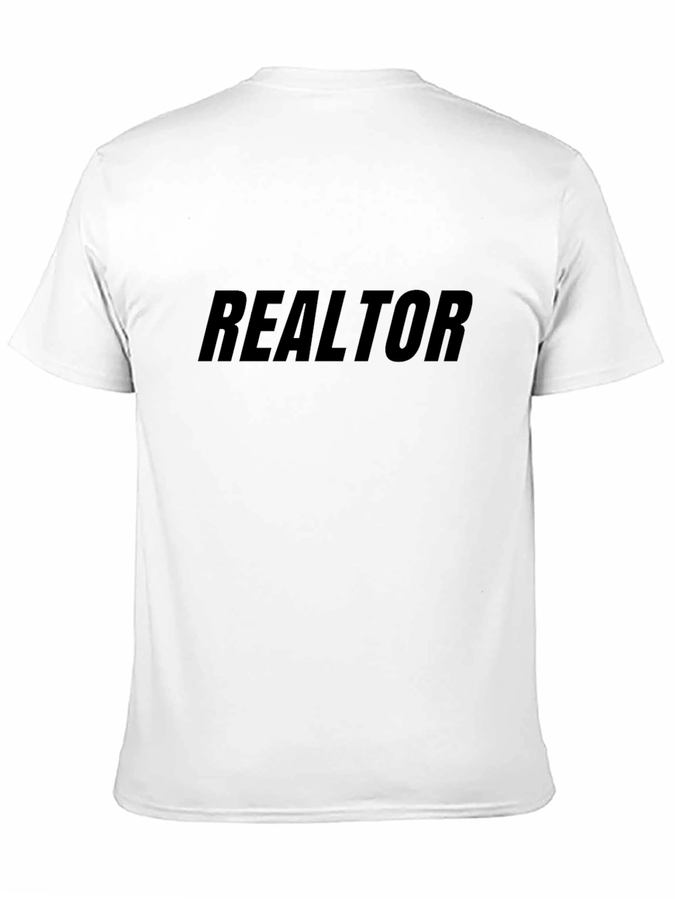 Realtor Black T-Shirt - Professional Style