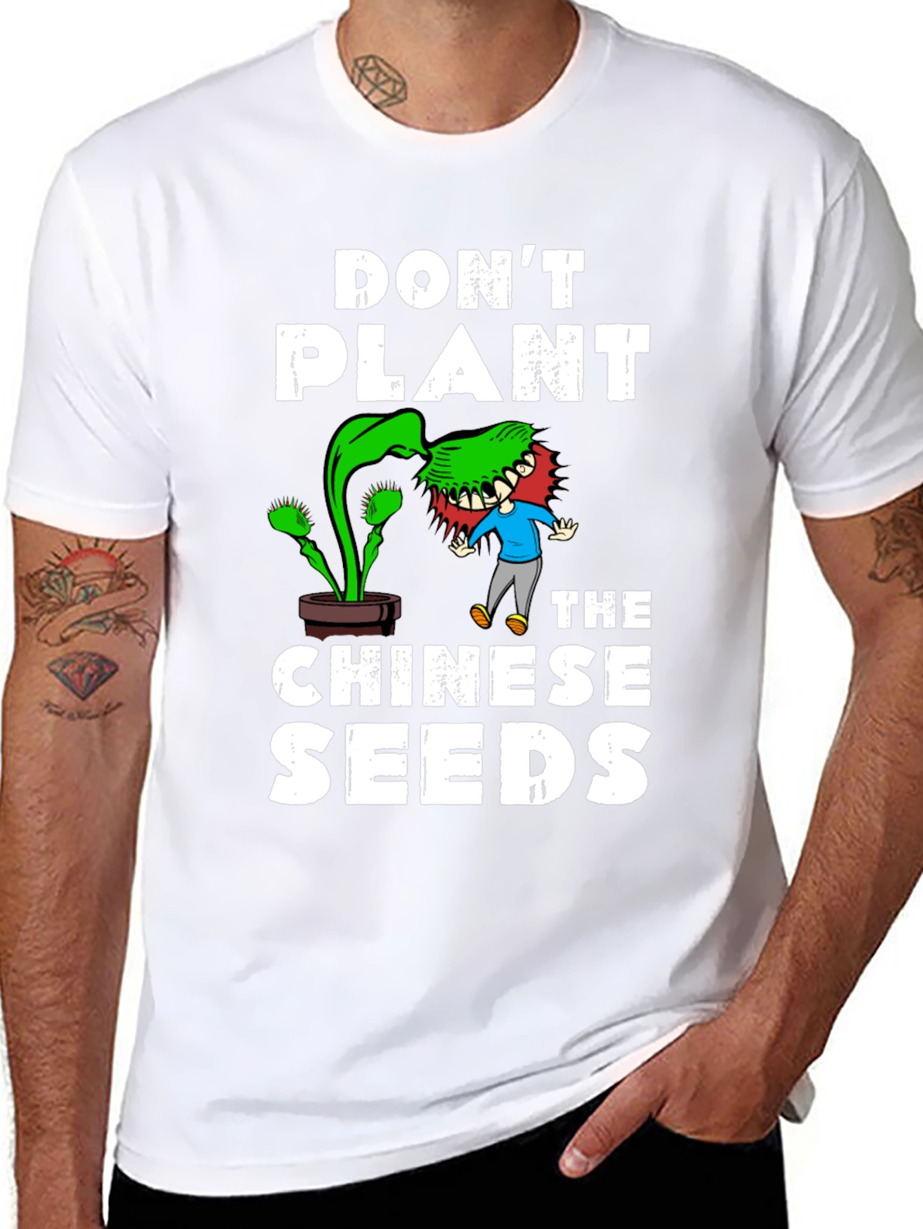 Dont Plant the Chinese Seeds Graphic Tee