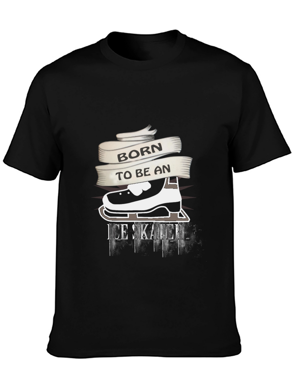 Born to Be An Ice Skater Graphic T-Shirt