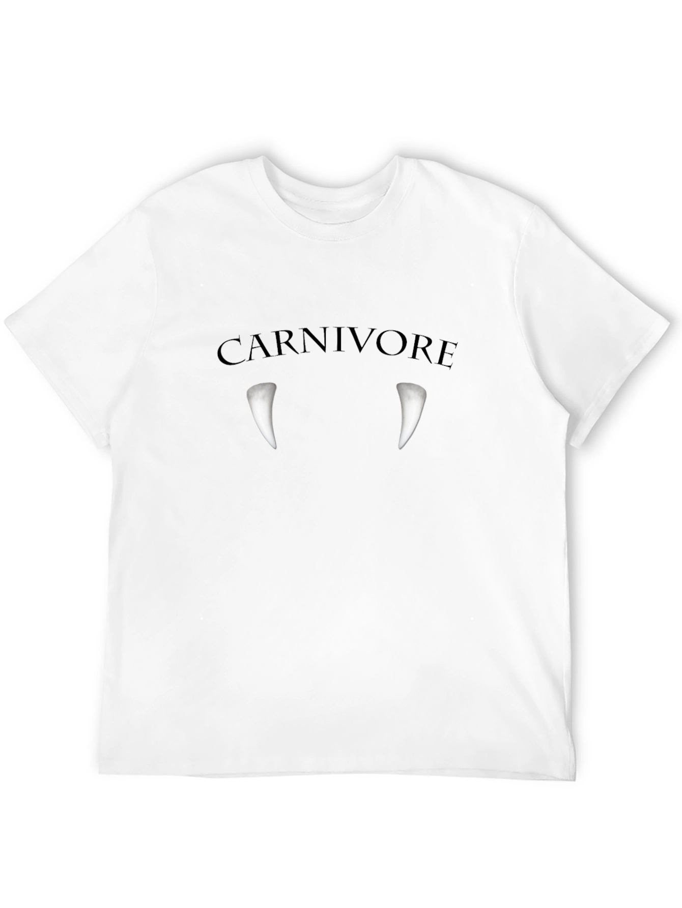 Carnivore Fang Tee - Bold Graphic T-Shirt