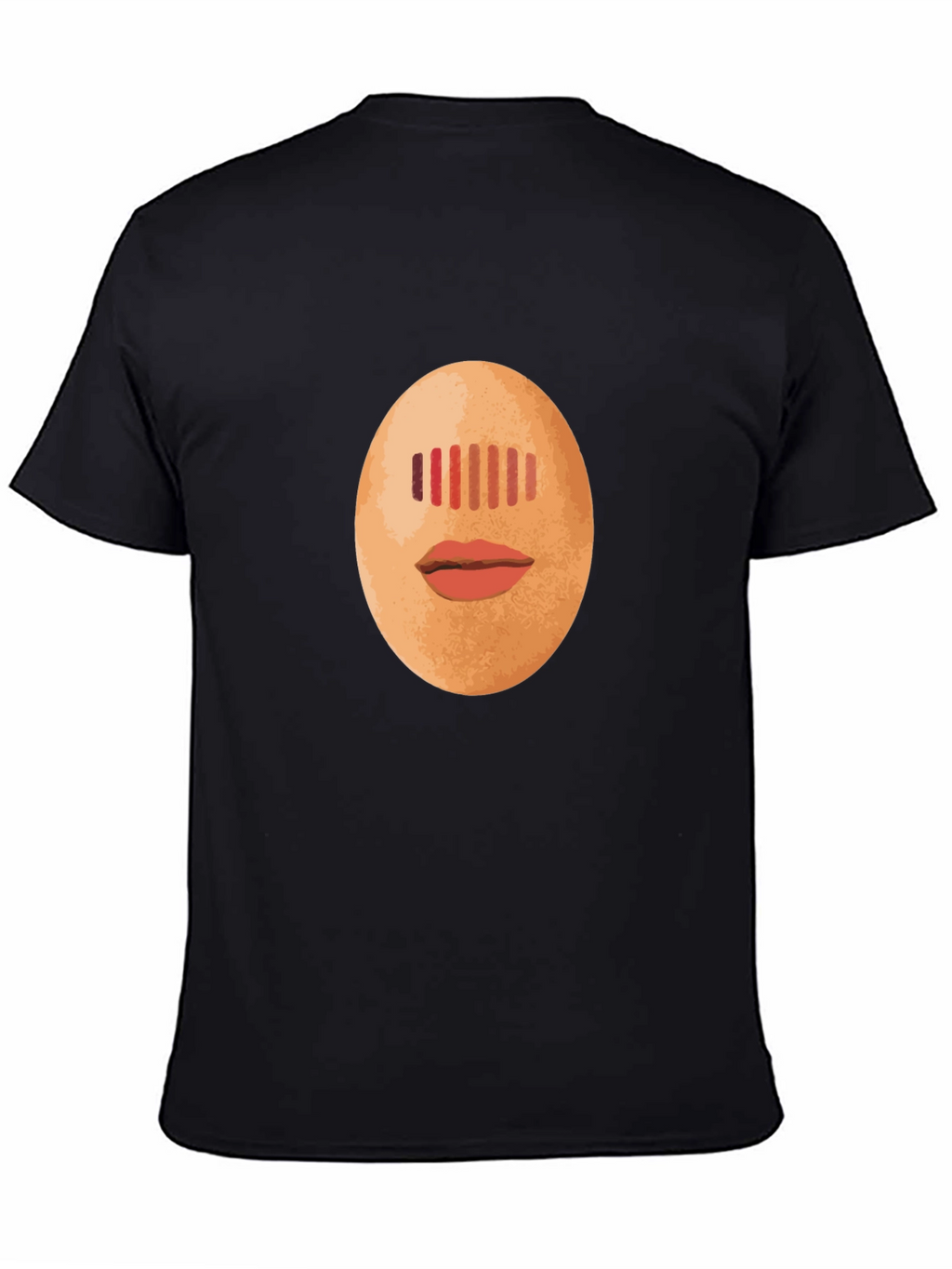 Egg Head Graphic Tee - Unique Black T-Shirt