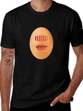 Egg Head Graphic Tee - Unique Black T-Shirt