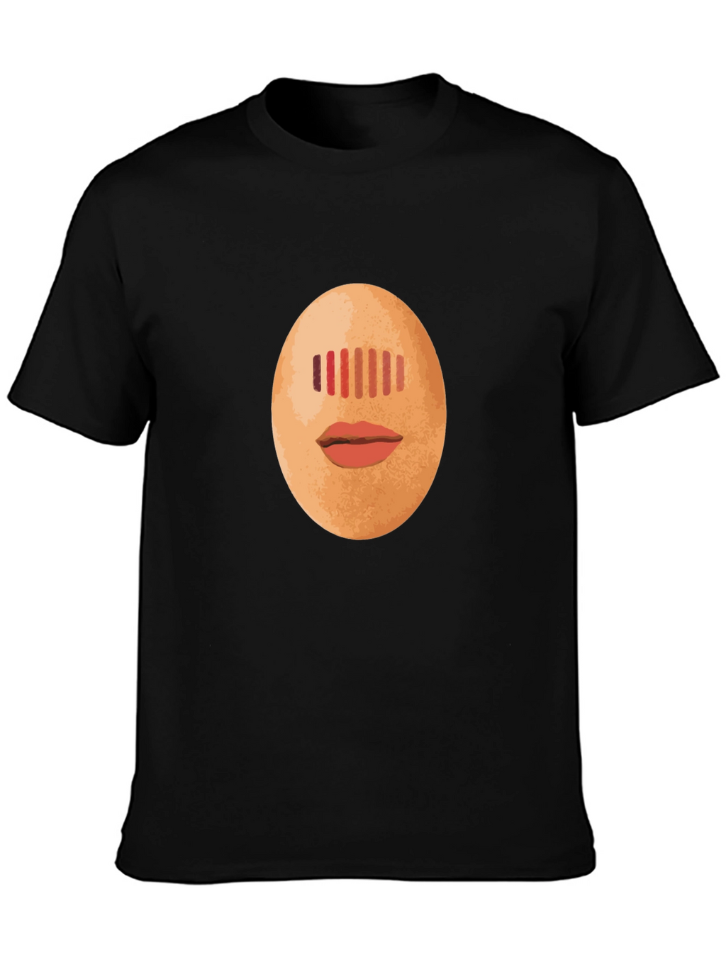 Egg Head Graphic Tee - Unique Black T-Shirt
