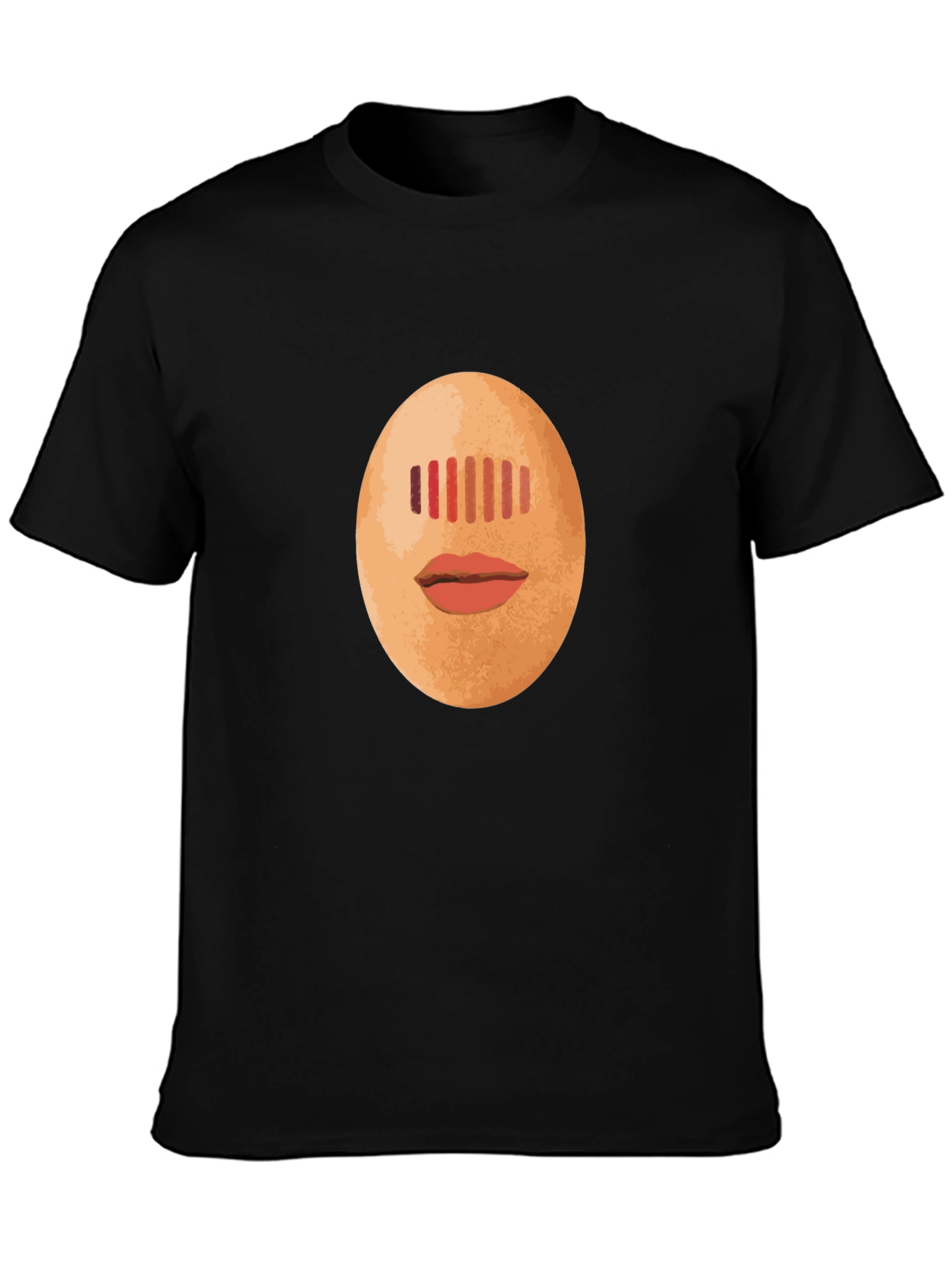 Egg Head Graphic Tee - Unique Black T-Shirt