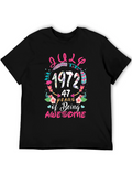 July 1972 Birthday Graphic Tee