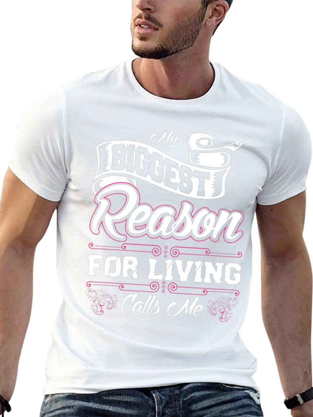 My Biggest Reason for Living T-Shirt - Black