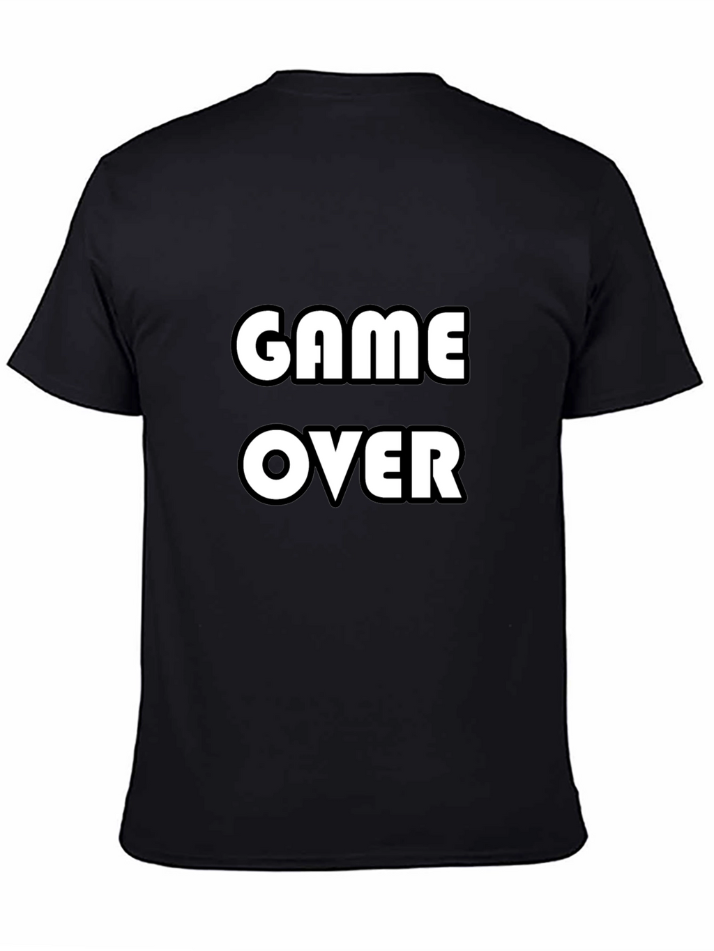 Game Over T-Shirt - Black Graphic Tee