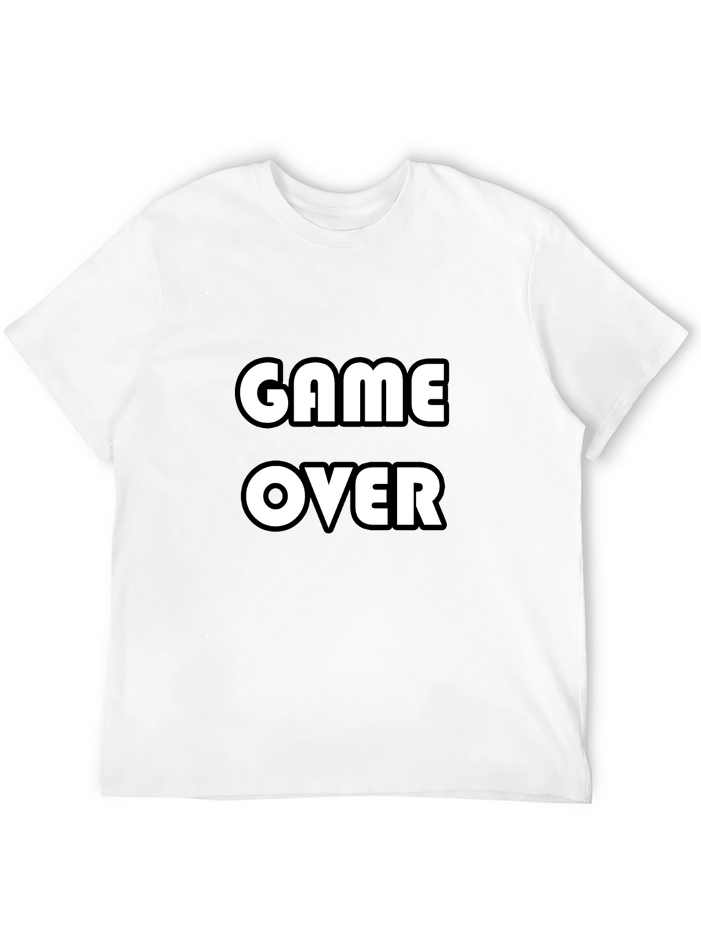 Game Over T-Shirt - Black Graphic Tee