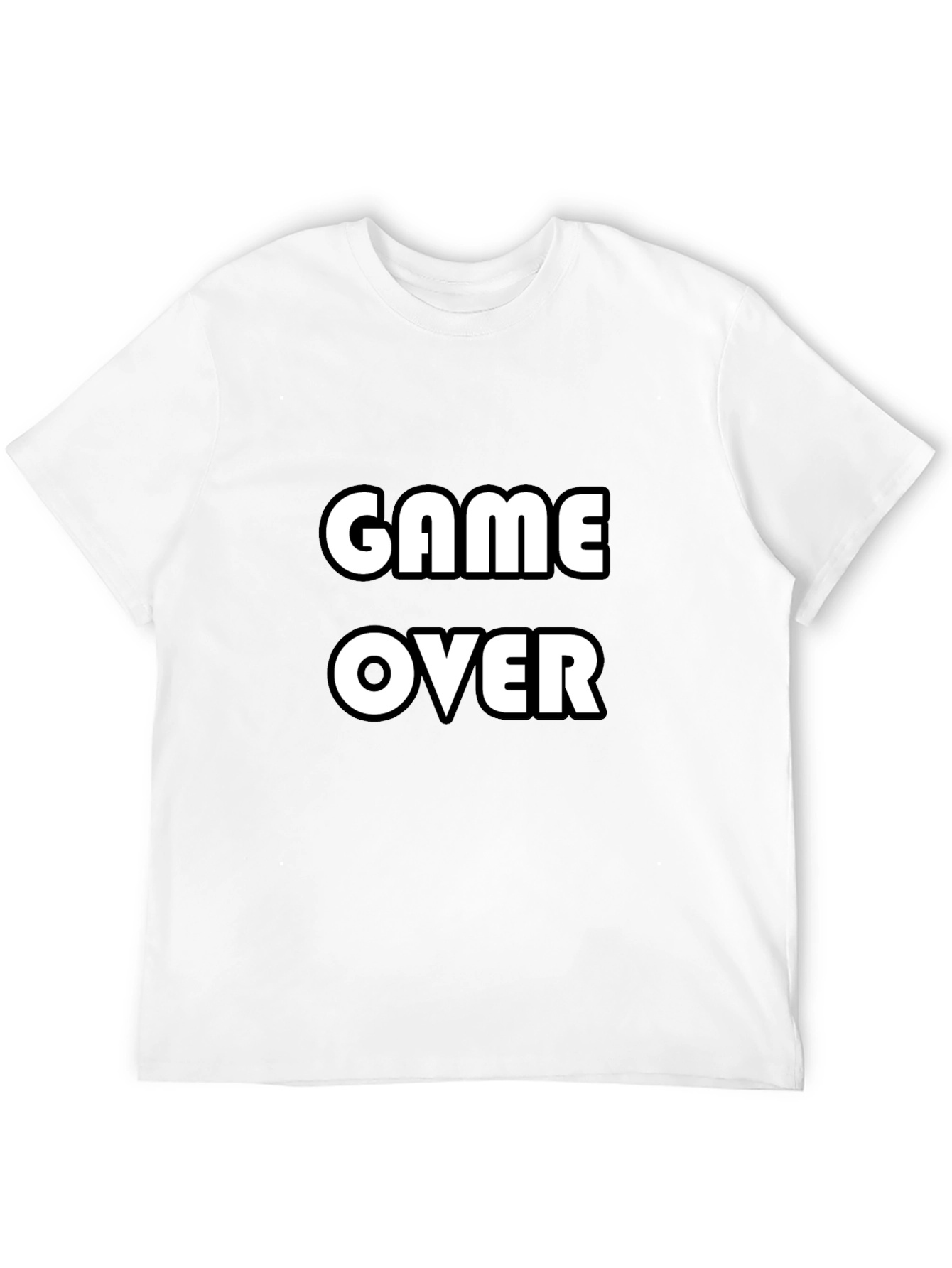 Game Over T-Shirt - Black Graphic Tee