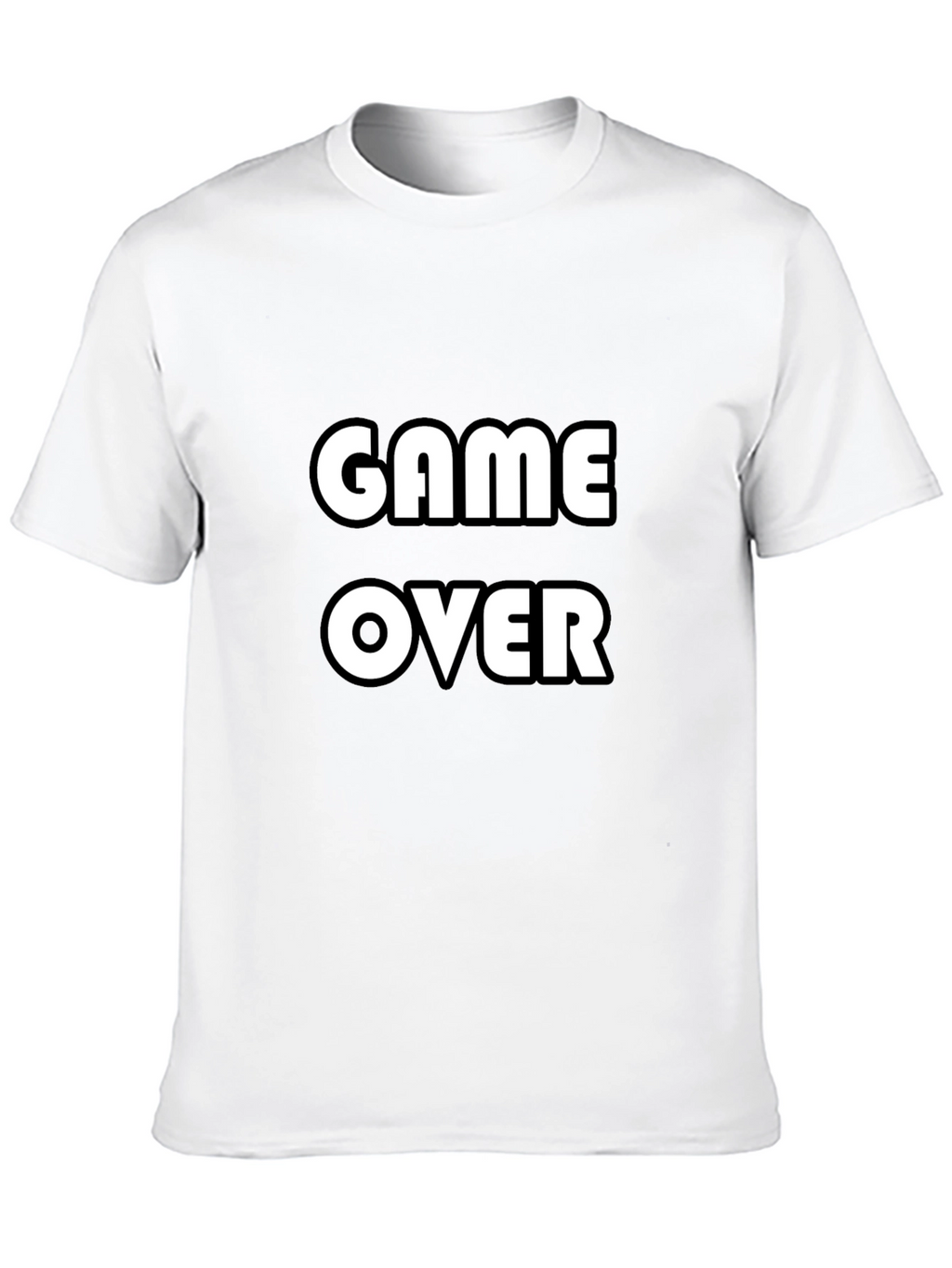 Game Over T-Shirt - Black Graphic Tee