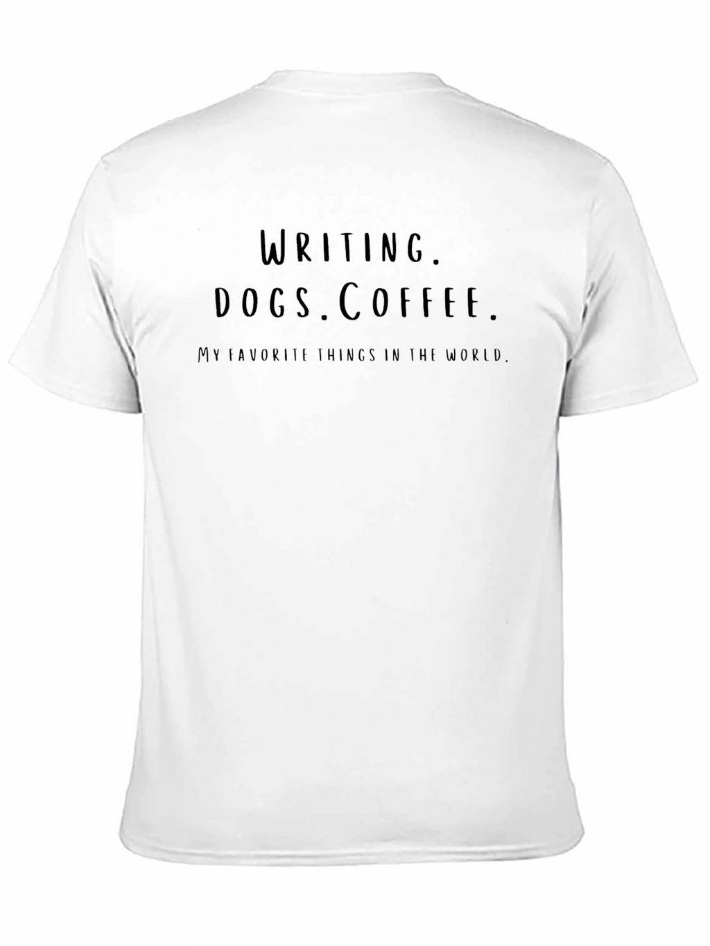 Writing Dogs Coffee T-Shirt