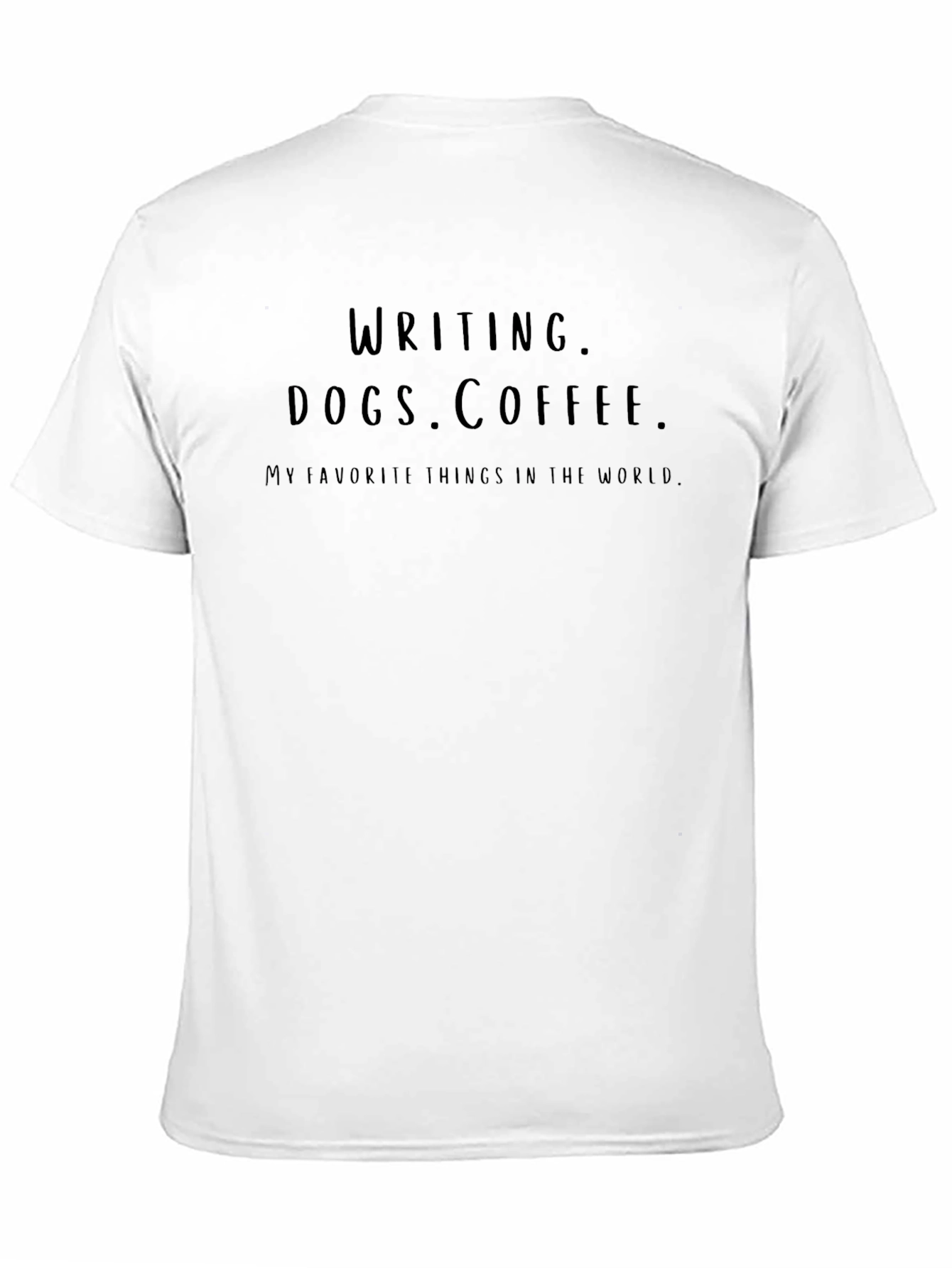 Writing Dogs Coffee T-Shirt