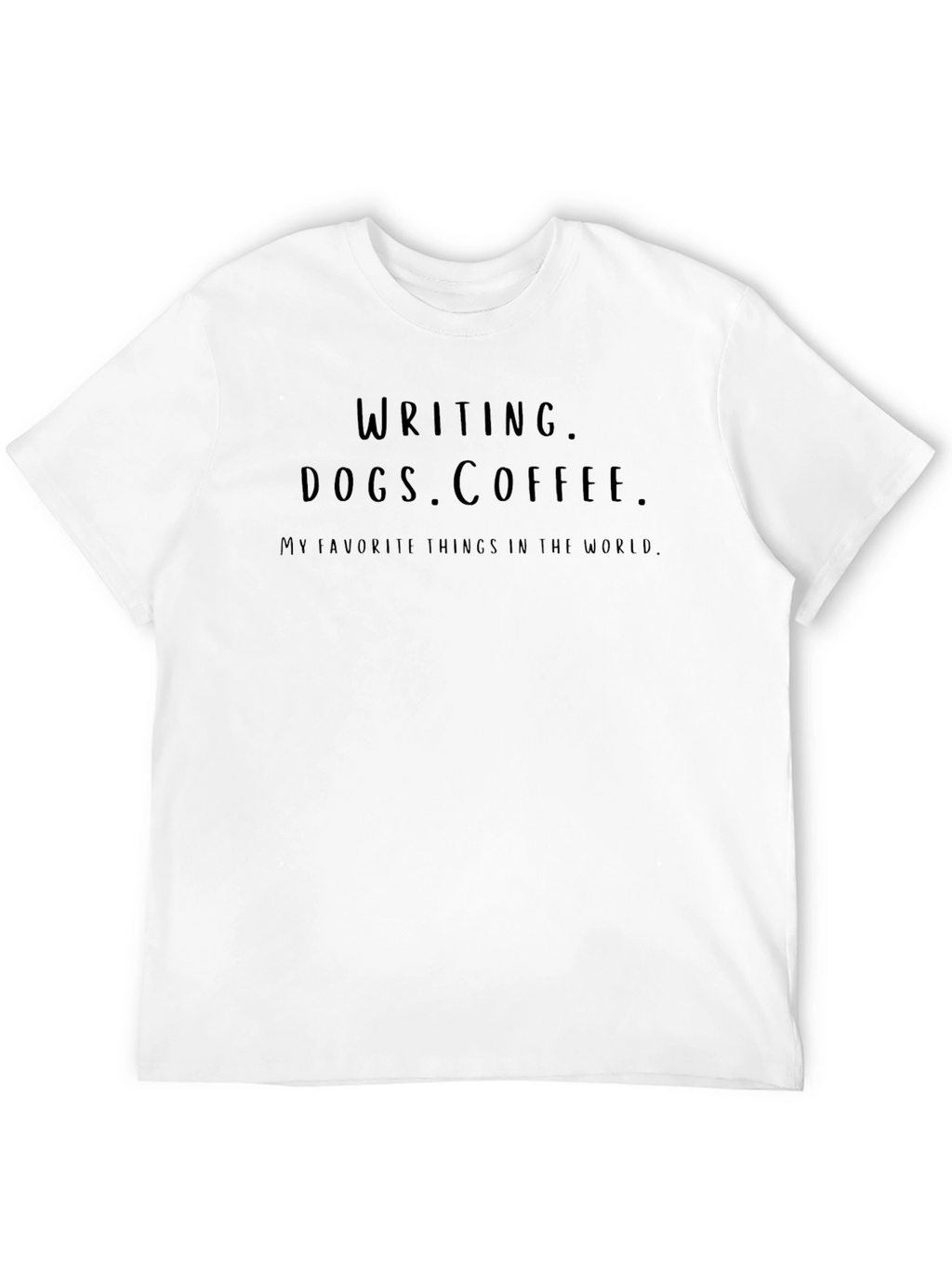 Writing Dogs Coffee T-Shirt