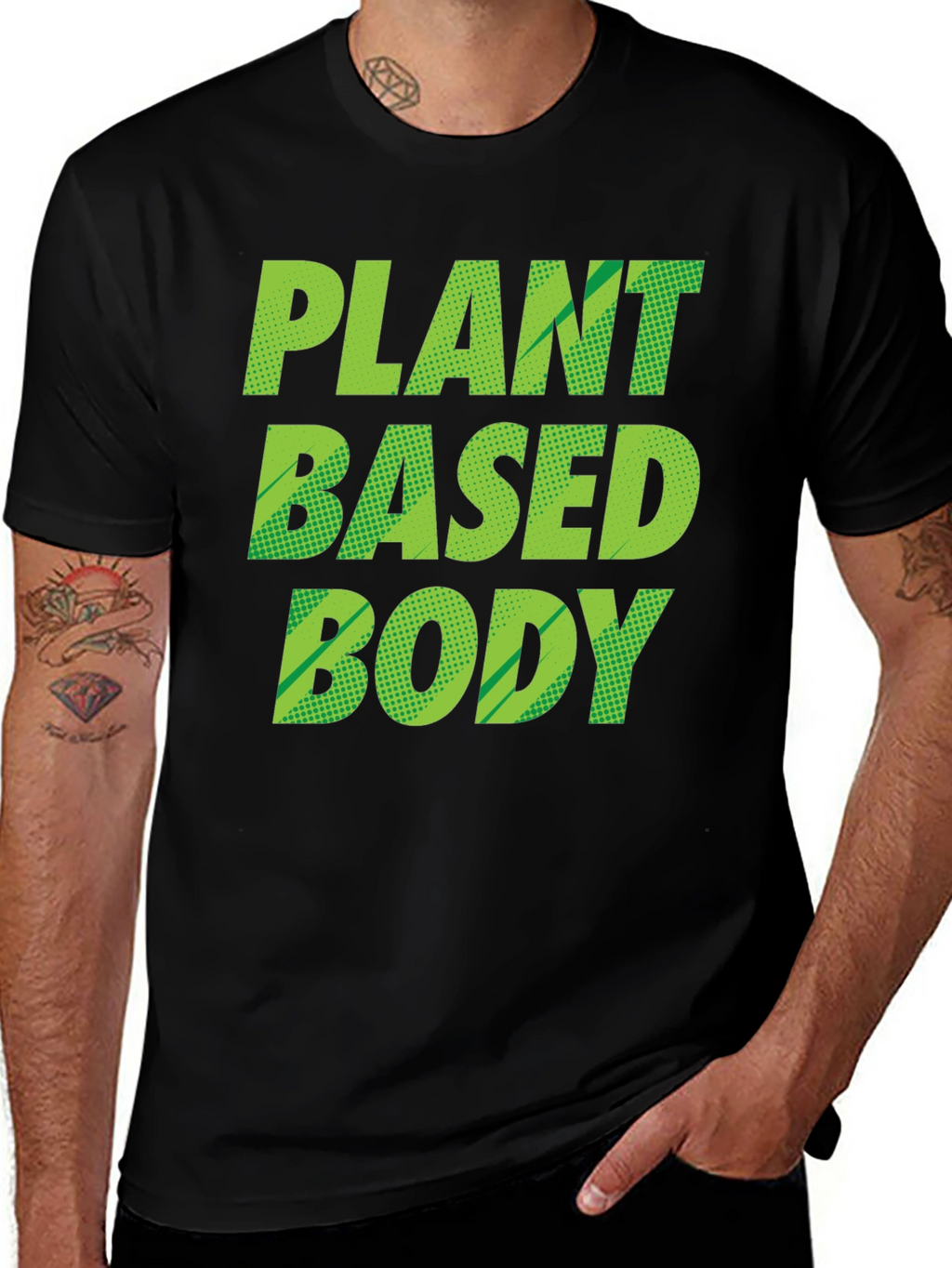 Plant Based Body Black T-Shirt
