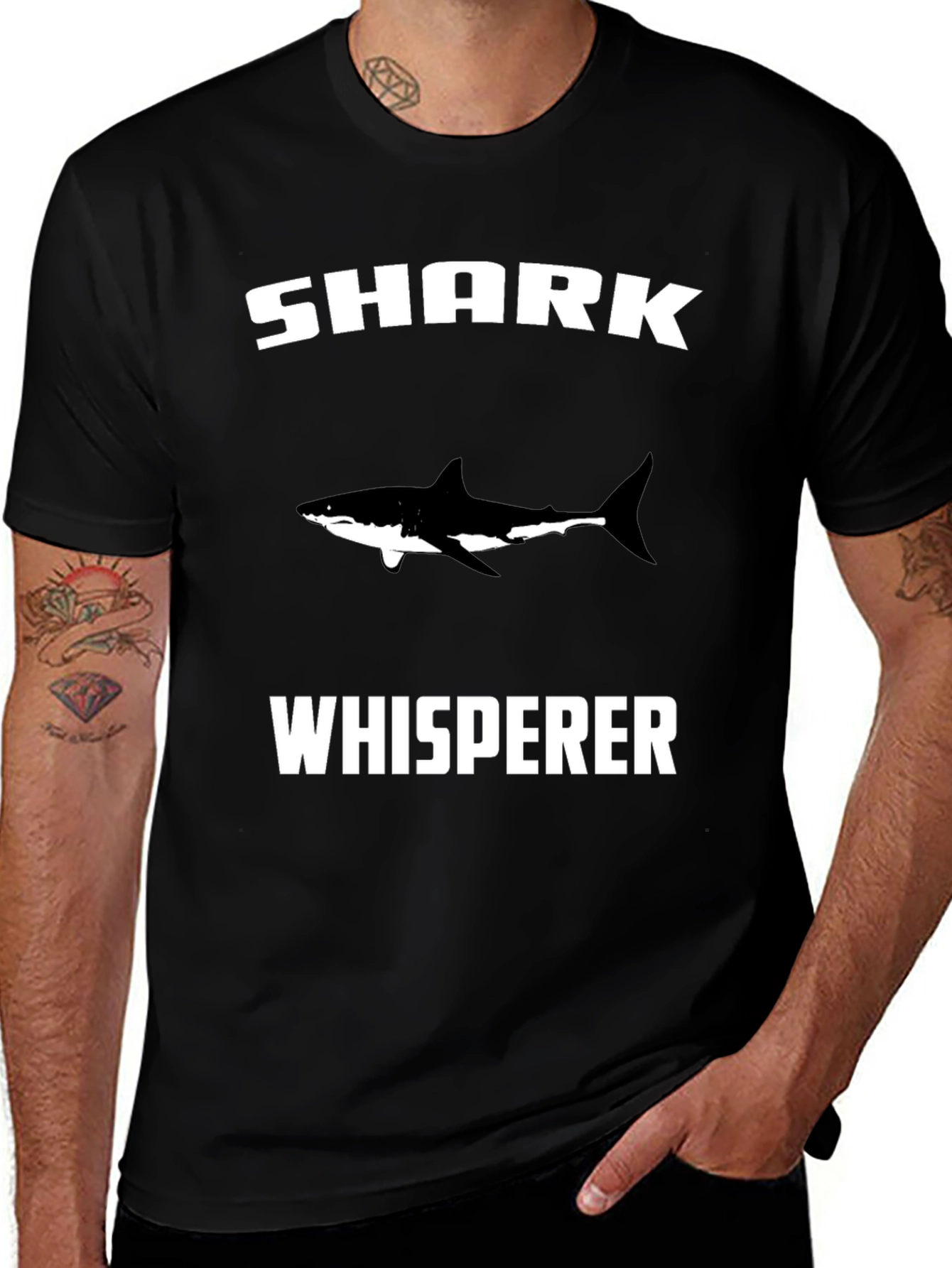Shark Whisperer Graphic T-Shirt