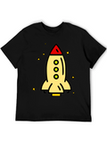 Rocket Graphic T-Shirt - Space Adventure Tee