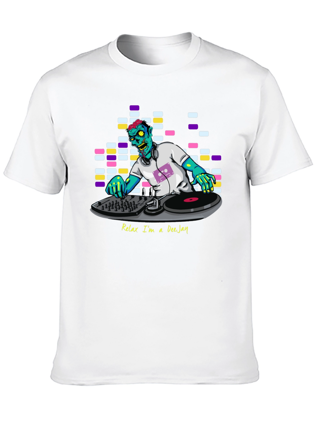 Relax Im A DeeJay Zombie Graphic T-Shirt