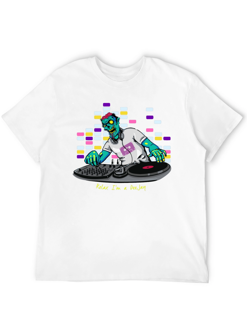 Relax Im A DeeJay Zombie Graphic T-Shirt