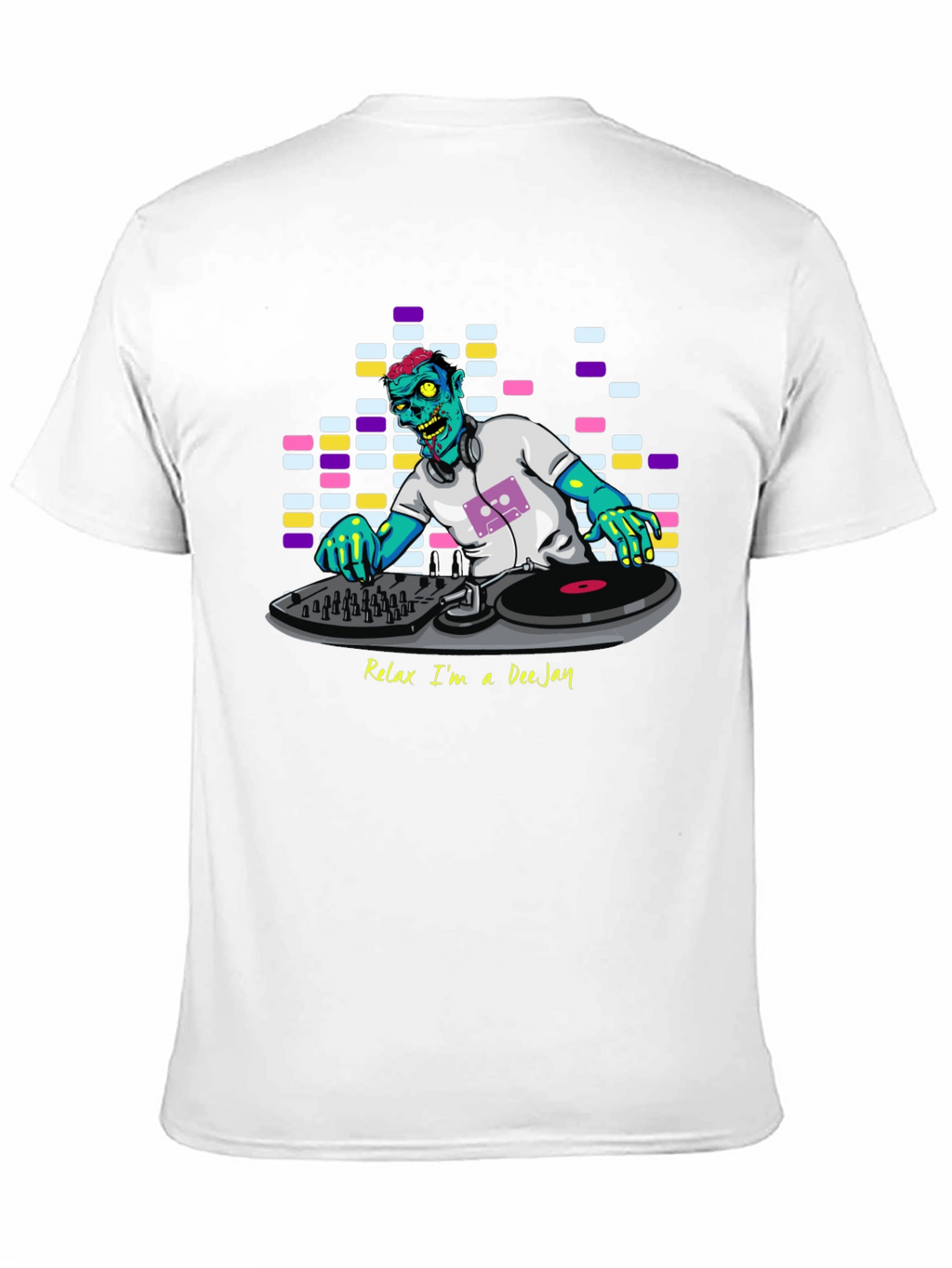 Relax Im A DeeJay Zombie Graphic T-Shirt