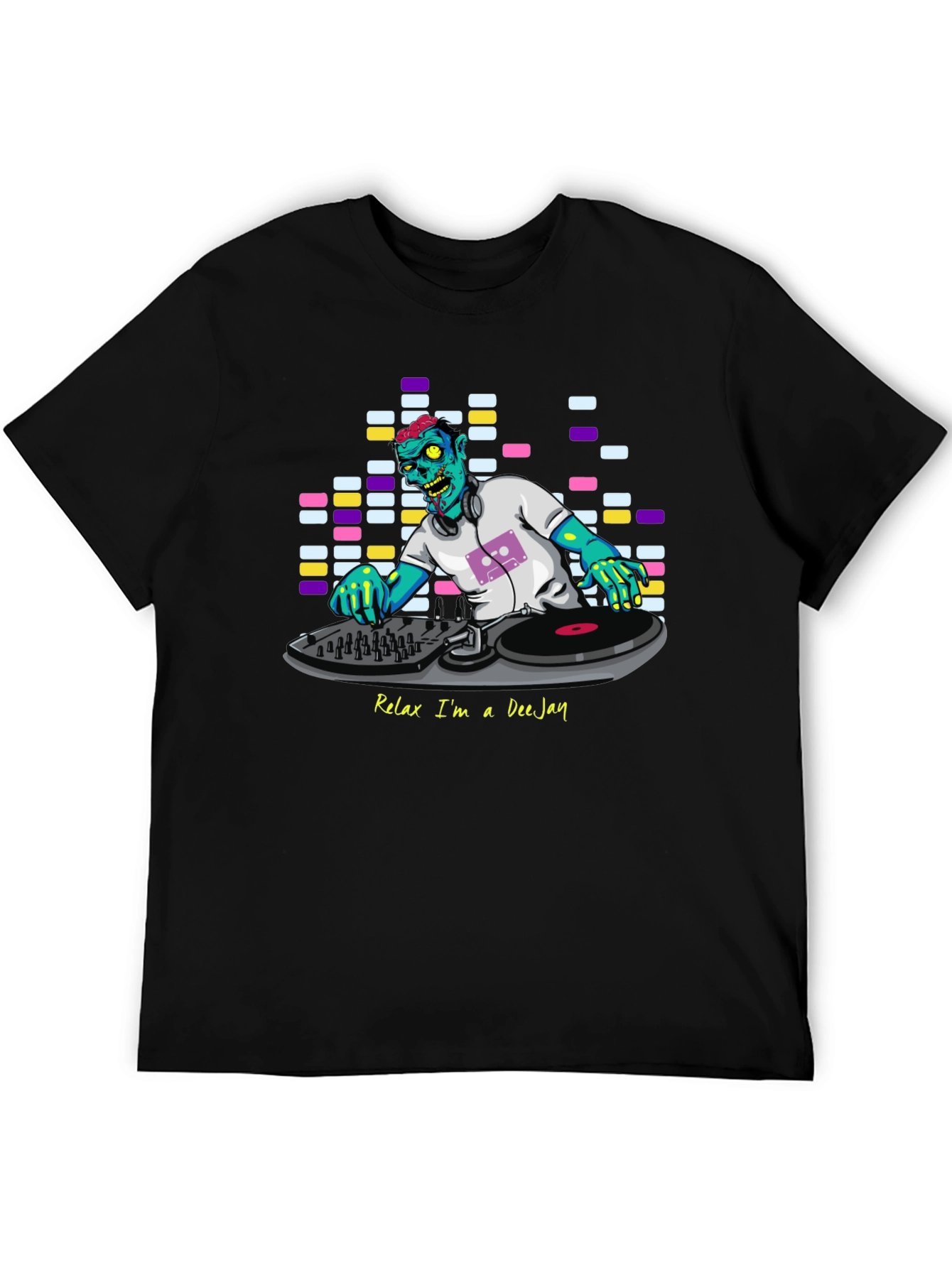 Relax Im A DeeJay Zombie Graphic T-Shirt